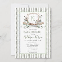 Fish Baby shower invitation 