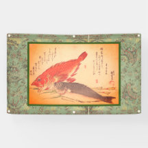 FISH BANNER WITH GROMMETS