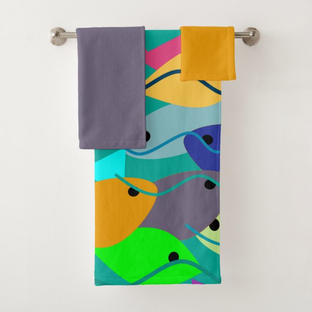 Fish Bath Towel Set (Insitu)