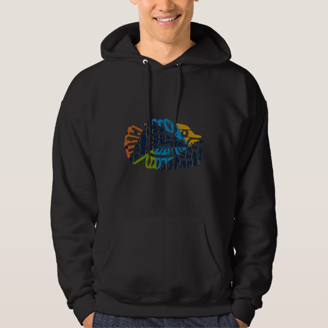 Fish Black 658 Hoodie (Front)