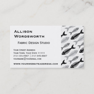 Fish Bone - Seafood on the Menu Business Card