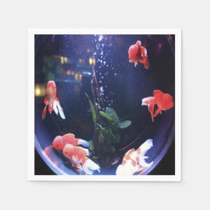 Fish bowl photo napkin