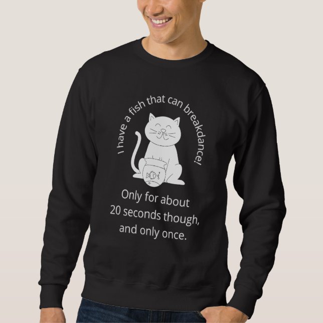 Fish Breakdance Sweatshirt (Front)