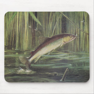 Fish - Brown Trout - Salmo trutta Mouse Mat