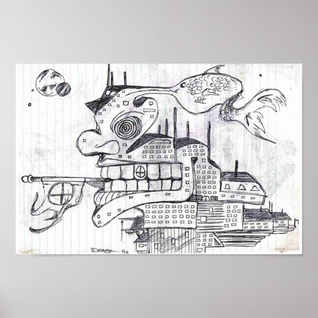 Fish building of war poster (Front)