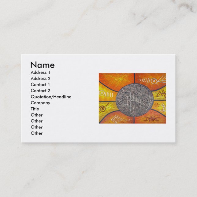 Fish Business Card (Front)