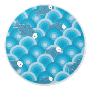 Fish Ceramic Knob