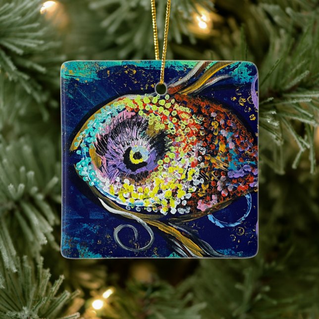 Fish Ceramic Ornament (Tree)