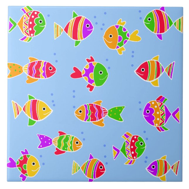 Fish Ceramic Tile (Front)