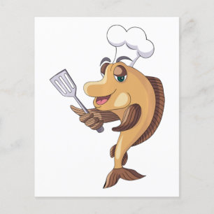 Fish Chef Fishing And Cooking Gift Sweat Flyer