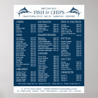 Fish & Chip Shop Restaurant Menu