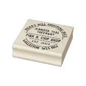 Fish & Chip Shop Rubber Stamp (Stamp)