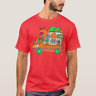 Fish Chips Food Truck foodtruck english design T-Shirt