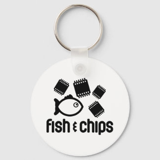 Fish & Chips Key Ring