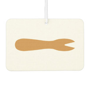 Fish & Chips Shop Wooden Fork Car Air Freshener