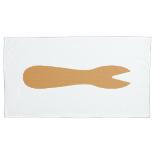 Fish & Chips Shop Wooden Fork Pillowcase
