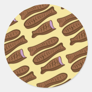 Fish Chocolate Sticker