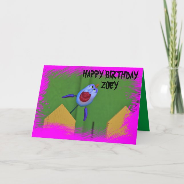 Fish close up Birthday Card DAY CARD (Front)