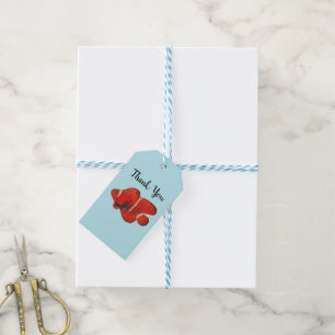 Fish Clownfish Ocean Party Thank You Gift Tags
