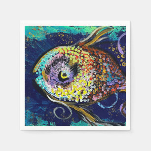 Fish Cocktail Napkins
