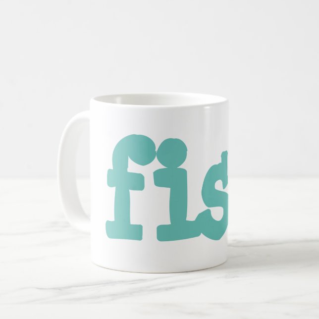fish  coffee mug (Front Left)