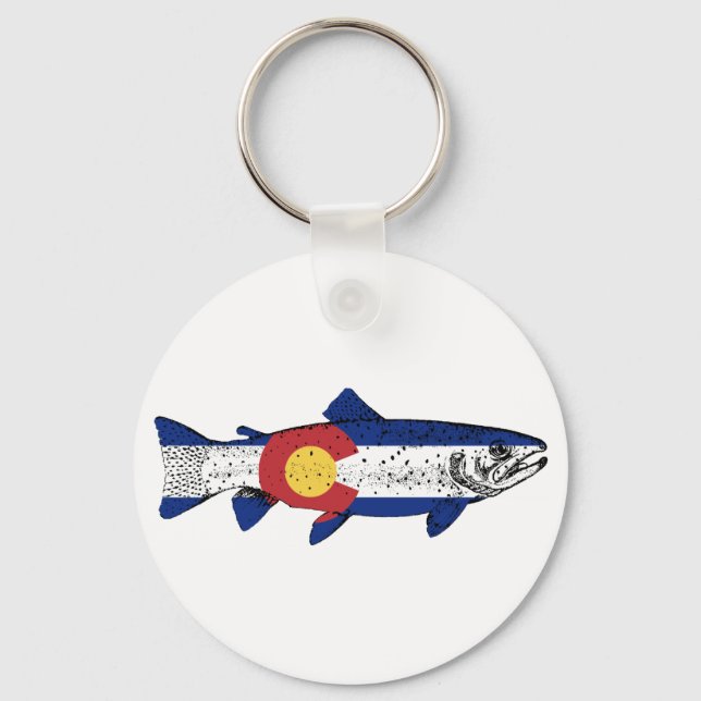 Fish Colorado Key Ring (Front)