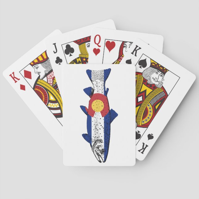 Fish Colorado Playing Cards (Back)