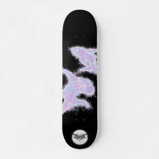 Fish couple sea life animal painting skateboard