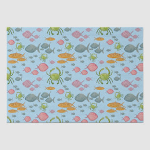 Fish & Crabs Tissue Paper