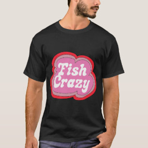 Fish Crazy (Purple on Yellow) T-Shirt