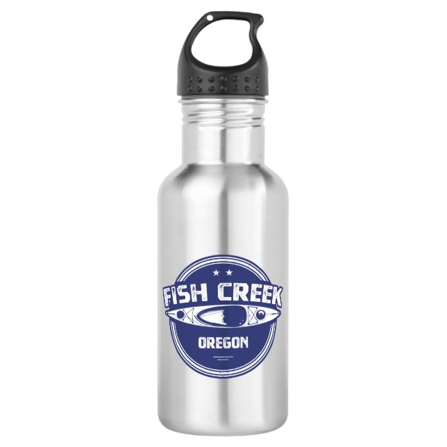 Fish Creek Oregon Kayak 532 Ml Water Bottle (Front)