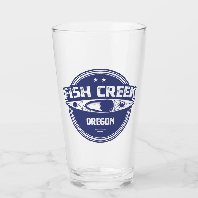 Fish Creek Oregon Kayak Glass (Front)