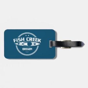 Fish Creek Oregon Kayak Luggage Tag