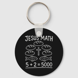 Fish Cross Miracle Funny Key Ring