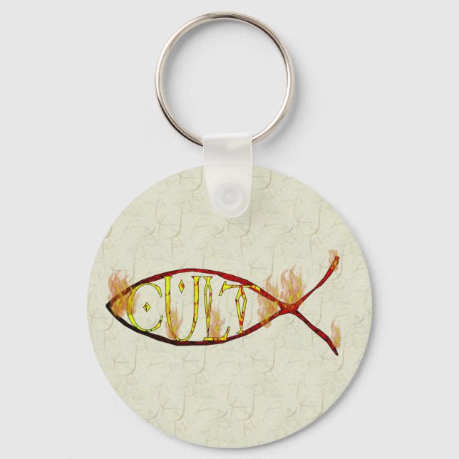 Fish Cult Key Ring (Front)