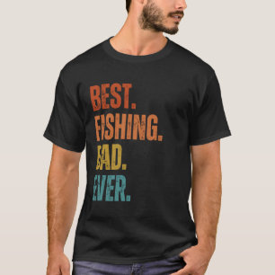Fish Dad Fisher Funny Fishing Father's Day T-Shirt