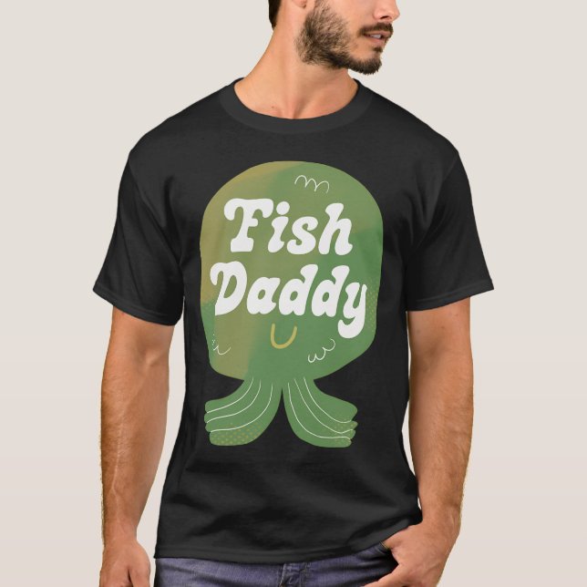 Fish Daddy Badge T-Shirt (Front)
