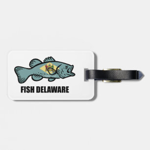 Fish Delaware Luggage Tag