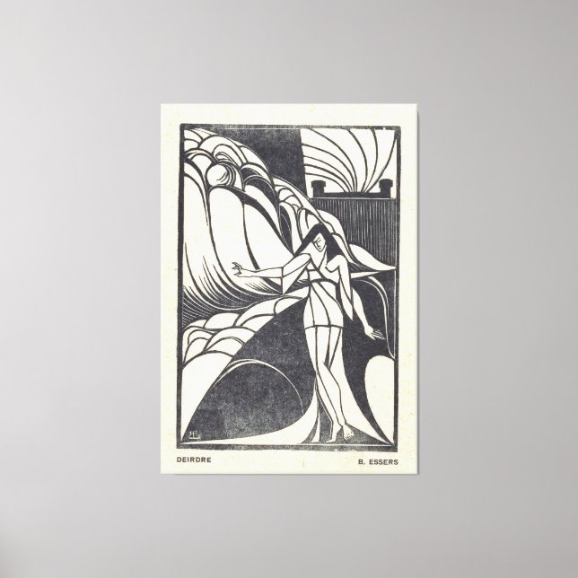 Fish Design for a Ceramic Plate  Canvas Print (Front)