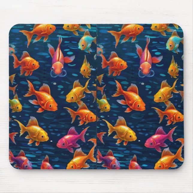 fish design mousepad (Front)