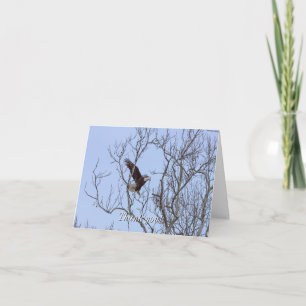 Fish Dinner Delivery Painterly Thank You Card