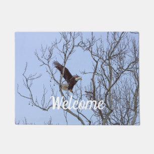 Fish Dinner Delivery Painterly Welcome Doormat