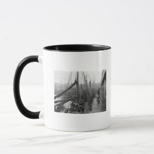 Fish docks, Grimsby, early 20th century Mug