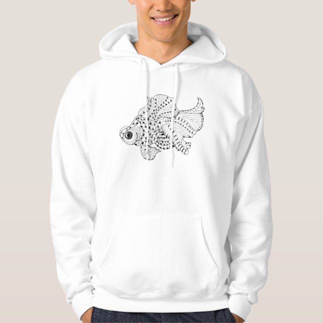 Fish Doodle Hoodie (Front)