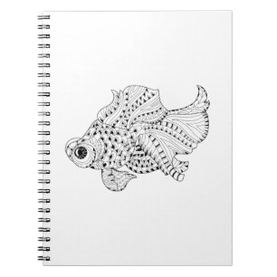 Fish Doodle Notebook