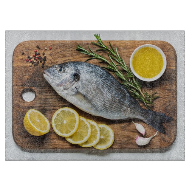 Fish Dorado Cutting Board (Front)