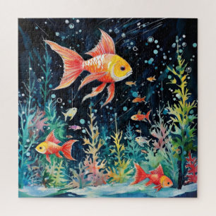 Fish Dreamland, aquarium perfection, Jigsaw Puzzle