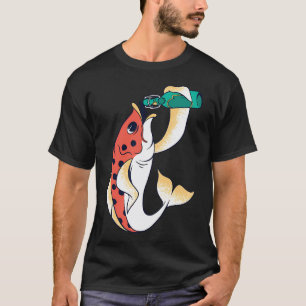 Fish Drinking Beer T-Shirt