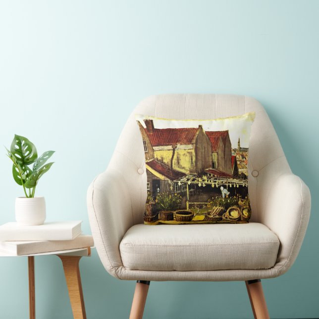 Fish Drying Barn by Vincent van Gogh Cushion (Chair)