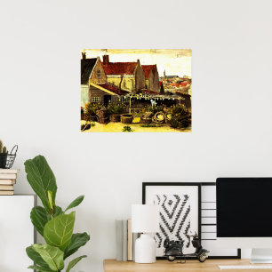 Fish Drying Barn by Vincent van Gogh Poster